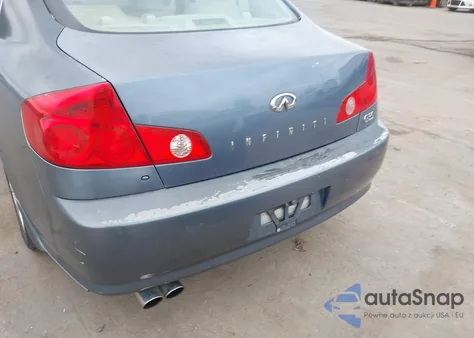 2006 Infiniti G35 z USA, uszkodzony, nr VIN JNKCV51E46M512558